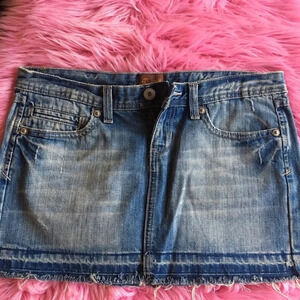 AEROPOSTALE Denim Jean Mini Skirt size 3/4